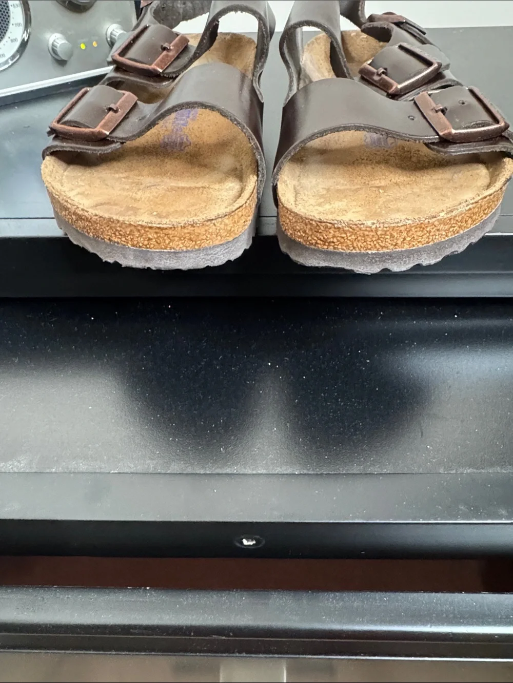 Birkenstock Brown MILANO Leather sandal size 41